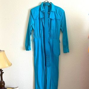 Beautiful Turquoise jump suite by Phase II